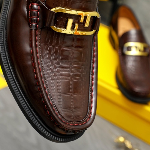 Replica Fendi Leather Shoes For Men #1220975 $82.00 USD for Wholesale