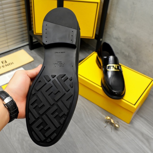 Replica Fendi Leather Shoes For Men #1220978 $82.00 USD for Wholesale