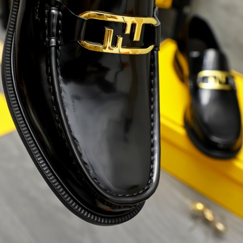 Replica Fendi Leather Shoes For Men #1220978 $82.00 USD for Wholesale