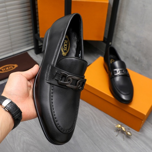 Replica TOD'S Oxfords Shoes For Men #1220991 $80.00 USD for Wholesale