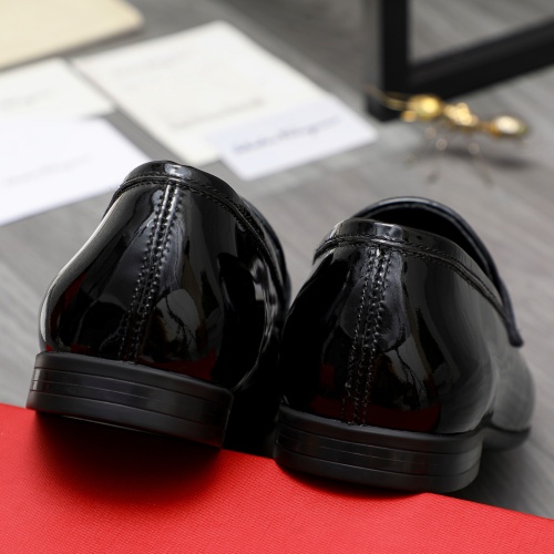 Replica Salvatore Ferragamo Leather Shoes For Men #1220998 $80.00 USD for Wholesale