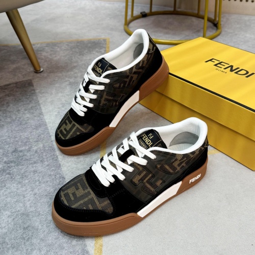 Wholesale Fendi Casual Shoes For Men #1221054 $102.00 USD, Wholesale Quality Replica Fendi Casual Shoes