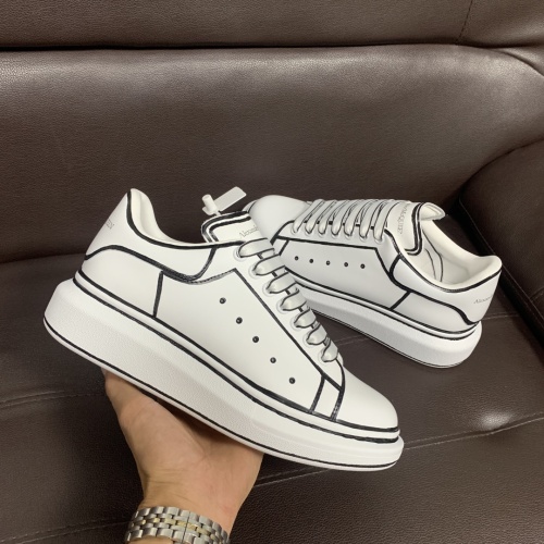 Wholesale Alexander McQueen Casual Shoes For Men #1221115 $108.00 USD, Wholesale Quality Replica Alexander McQueen Casual Shoes