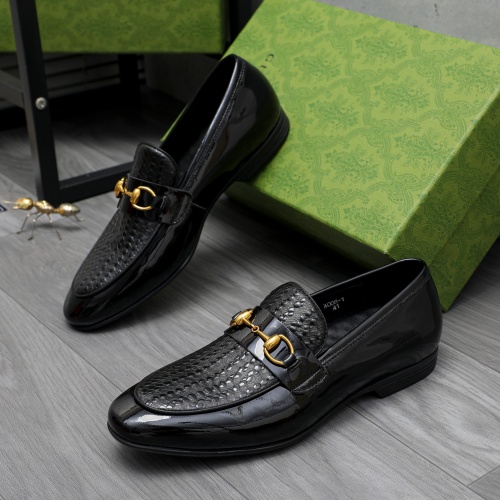 Wholesale Gucci Oxfords Shoes For Men #1221153 $80.00 USD, Wholesale Quality Replica Gucci Oxfords Shoes