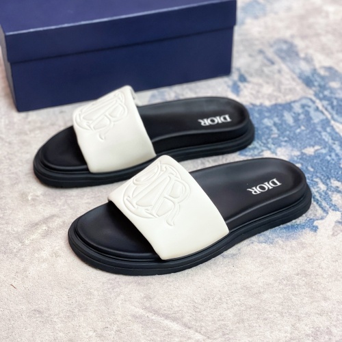 Wholesale Christian Dior Slippers For Men #1221155 $56.00 USD, Wholesale Quality Replica Christian Dior Slippers