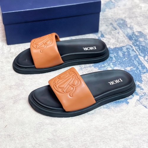 Wholesale Christian Dior Slippers For Men #1221156 $56.00 USD, Wholesale Quality Replica Christian Dior Slippers