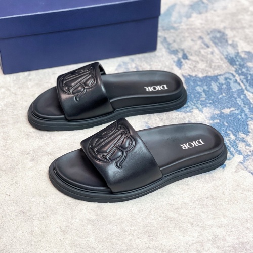 Wholesale Christian Dior Slippers For Men #1221158 $56.00 USD, Wholesale Quality Replica Christian Dior Slippers