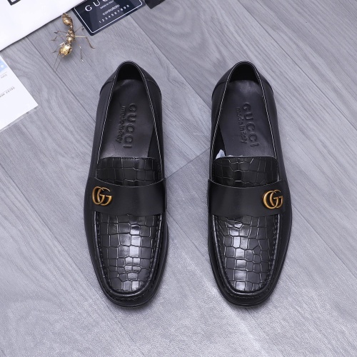 Replica Gucci Oxfords Shoes For Men #1221165 $88.00 USD for Wholesale