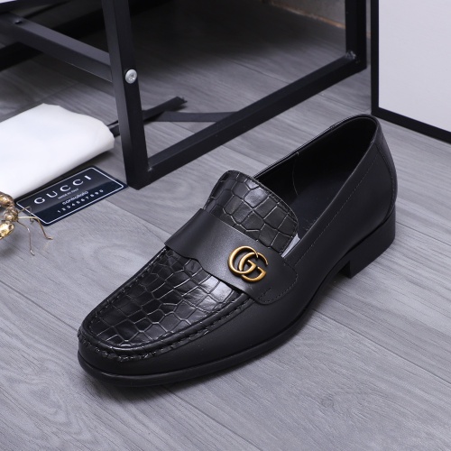 Replica Gucci Oxfords Shoes For Men #1221165 $88.00 USD for Wholesale