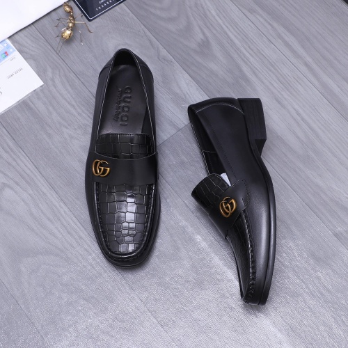 Replica Gucci Oxfords Shoes For Men #1221165 $88.00 USD for Wholesale