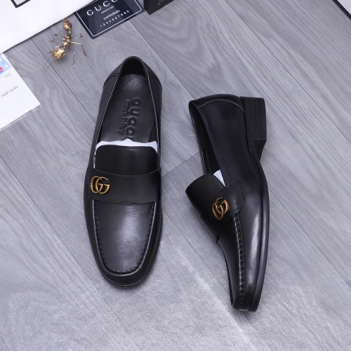 Replica Gucci Oxfords Shoes For Men #1221166 $88.00 USD for Wholesale