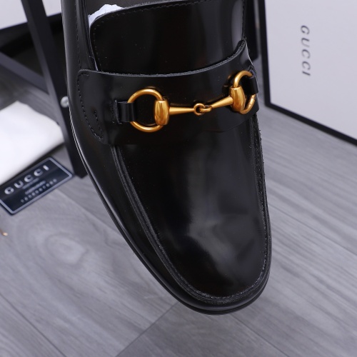 Replica Salvatore Ferragamo Leather Shoes For Men #1221167 $82.00 USD for Wholesale