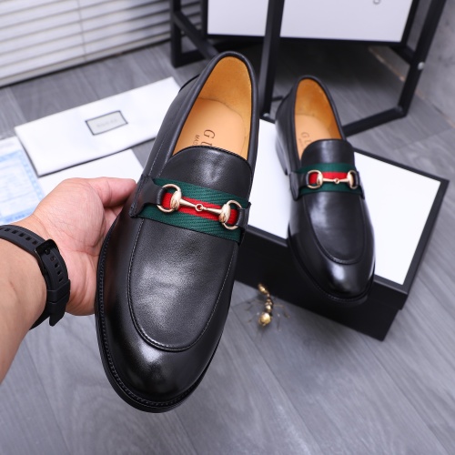 Replica Gucci Oxfords Shoes For Men #1221169 $80.00 USD for Wholesale