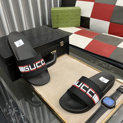 Replica Gucci Slippers For Men #1221190 $40.00 USD for Wholesale