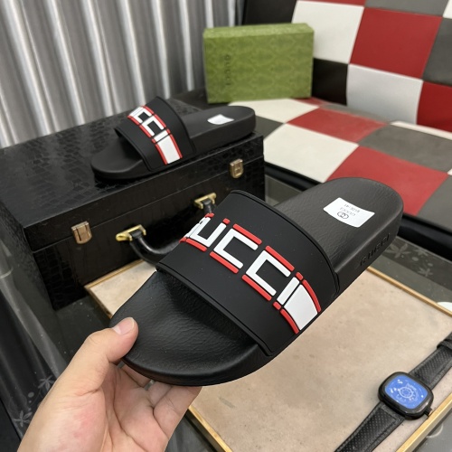 Replica Gucci Slippers For Men #1221190 $40.00 USD for Wholesale