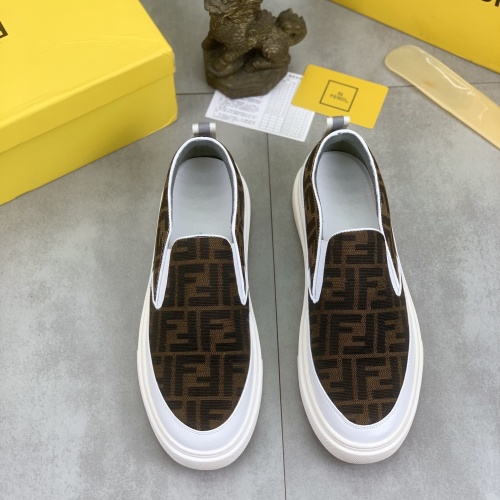 Replica Fendi Casual Shoes For Men #1221236 $72.00 USD for Wholesale