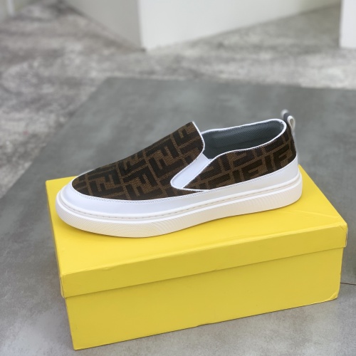 Replica Fendi Casual Shoes For Men #1221236 $72.00 USD for Wholesale