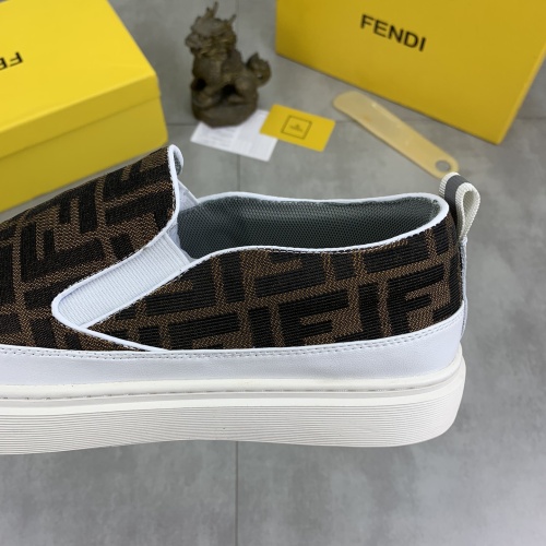 Replica Fendi Casual Shoes For Men #1221236 $72.00 USD for Wholesale