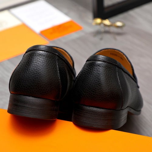 Replica Hermes Leather Shoes For Men #1221288 $82.00 USD for Wholesale