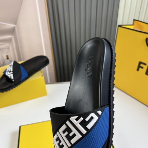 Replica Fendi Slippers For Men #1221369 $45.00 USD for Wholesale