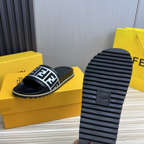 Replica Fendi Slippers For Men #1221382 $45.00 USD for Wholesale