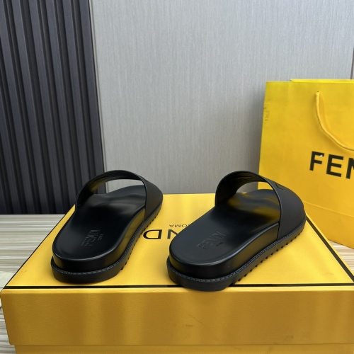 Replica Fendi Slippers For Men #1221401 $52.00 USD for Wholesale