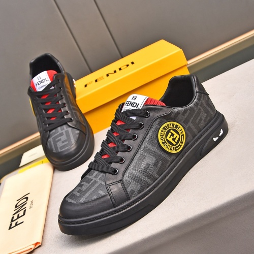 Wholesale Fendi Casual Shoes For Men #1221411 $76.00 USD, Wholesale Quality Replica Fendi Casual Shoes