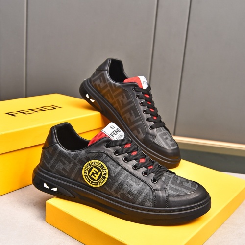 Replica Fendi Casual Shoes For Men #1221411 $76.00 USD for Wholesale