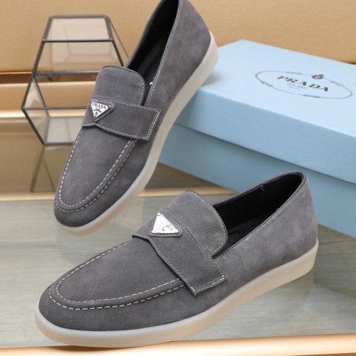 Wholesale Prada Casual Shoes For Men #1221490 $92.00 USD, Wholesale Quality Replica Prada Casual Shoes