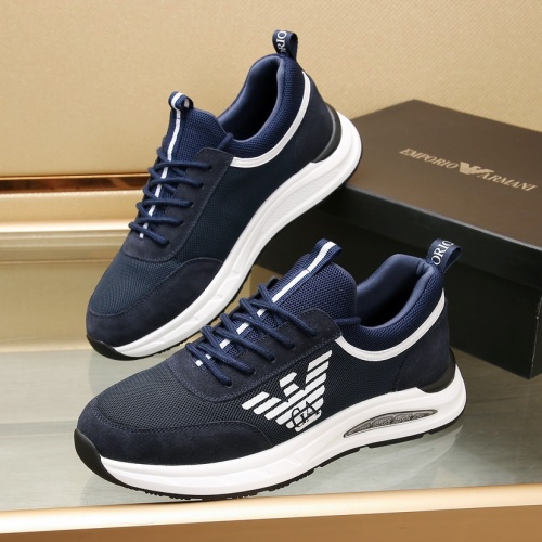 Wholesale Armani Casual Shoes For Men #1221508 $88.00 USD, Wholesale Quality Replica Armani Casual Shoes