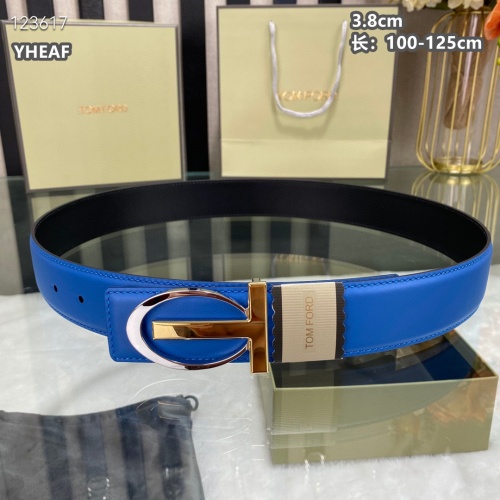 Replica Tom Ford AAA Quality Belts For Men #1221552 $64.00 USD for Wholesale