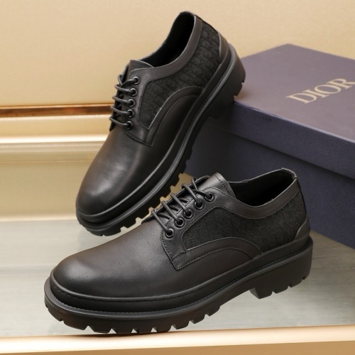 Wholesale Christian Dior Leather Shoes For Men #1221606 $98.00 USD, Wholesale Quality Replica Christian Dior Leather Shoes