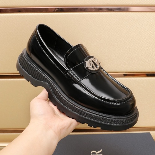 Replica Christian Dior Leather Shoes For Men #1221610 $102.00 USD for Wholesale