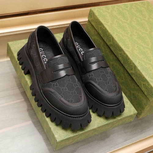 Replica Gucci Oxfords Shoes For Men #1221612 $102.00 USD for Wholesale