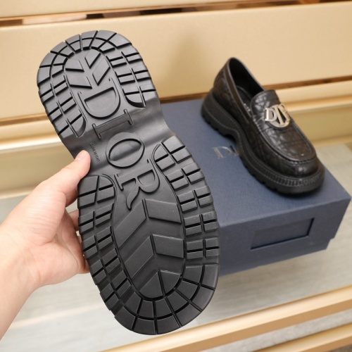 Replica Christian Dior Leather Shoes For Men #1221614 $108.00 USD for Wholesale