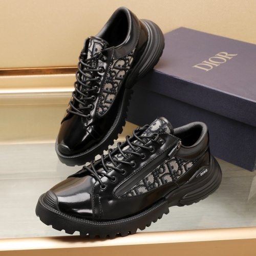 Wholesale Christian Dior Leather Shoes For Men #1221618 $115.00 USD, Wholesale Quality Replica Christian Dior Leather Shoes