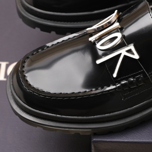 Replica Christian Dior Leather Shoes For Men #1221621 $98.00 USD for Wholesale