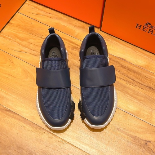 Replica Hermes Casual Shoes For Men #1221729 $72.00 USD for Wholesale