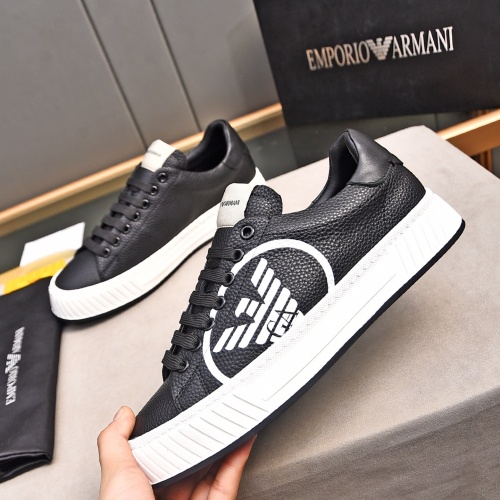 Replica Armani Casual Shoes For Men #1221744 $76.00 USD for Wholesale