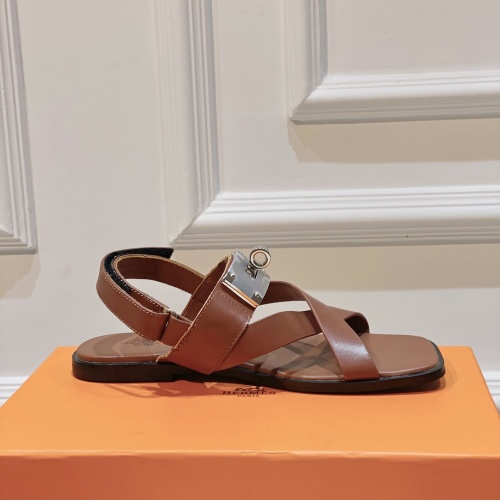 Replica Hermes Sandal For Women #1221749 $112.00 USD for Wholesale