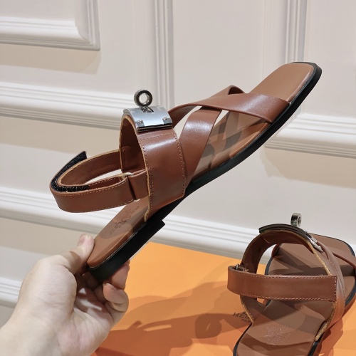 Replica Hermes Sandal For Women #1221749 $112.00 USD for Wholesale