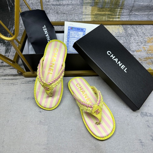 Replica Chanel Slippers For Women #1221751 $88.00 USD for Wholesale