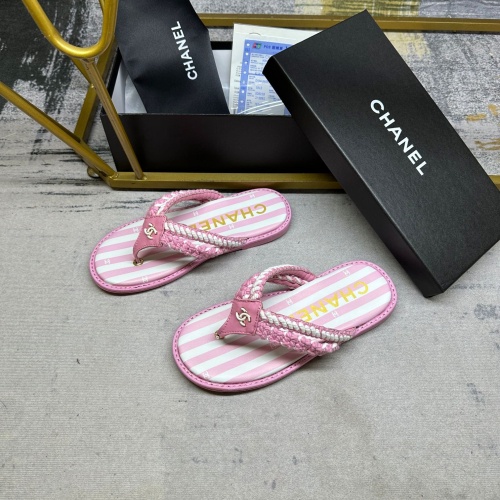 Replica Chanel Slippers For Women #1221752 $88.00 USD for Wholesale