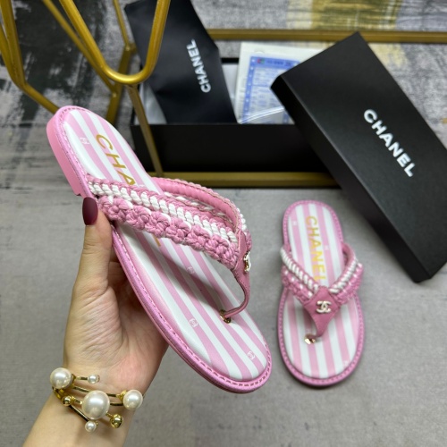 Replica Chanel Slippers For Women #1221752 $88.00 USD for Wholesale