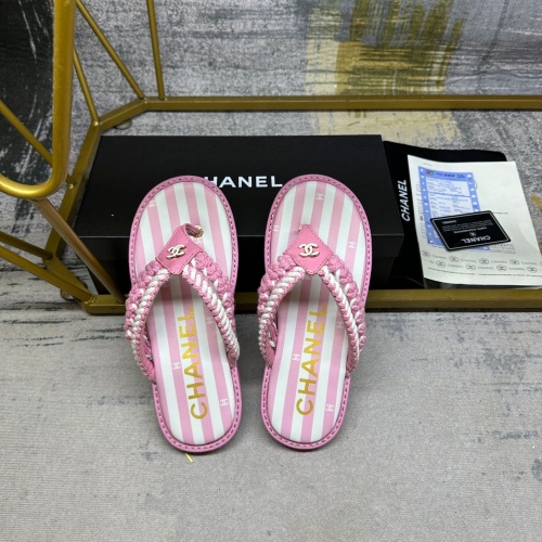 Replica Chanel Slippers For Women #1221752 $88.00 USD for Wholesale