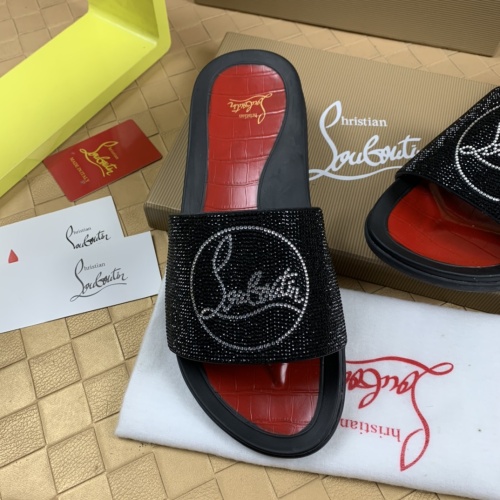 Replica Christian Louboutin CL Slippers For Men #1221768 $68.00 USD for Wholesale