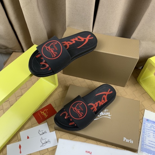 Replica Christian Louboutin CL Slippers For Men #1221769 $68.00 USD for Wholesale