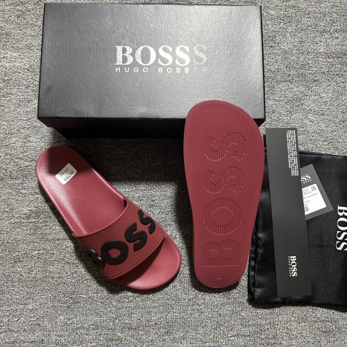 Replica Boss Slippers For Men #1221772 $45.00 USD for Wholesale