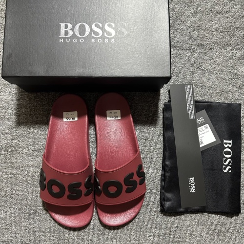 Replica Boss Slippers For Men #1221772 $45.00 USD for Wholesale