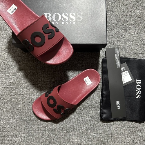 Replica Boss Slippers For Men #1221772 $45.00 USD for Wholesale